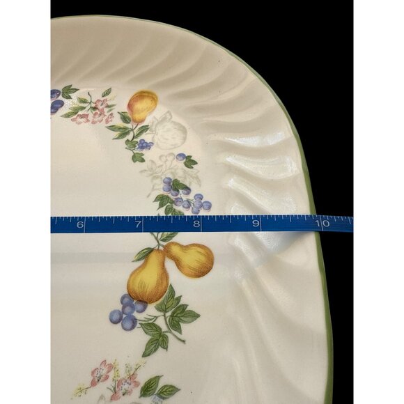 Corelle Chutney Garland Swirl 12.25" Oval Serving Platter Made in USA #1 - Picture 6 of 6